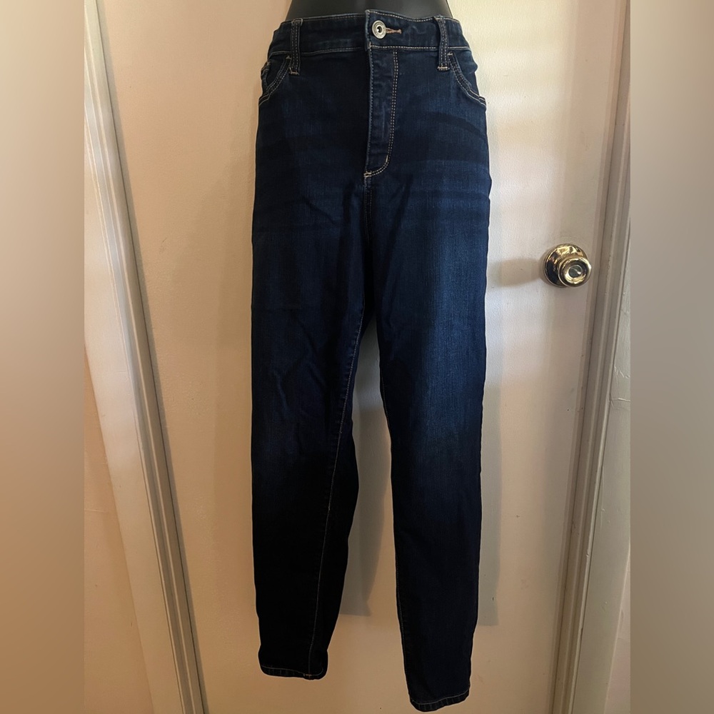 Blue Skinny Leg Jeans – Size 16, Stretch Fit with 5 Pockets